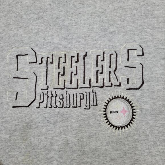Vintage Pittsburgh-Steelers Sweatshirt Womens M/L 21x25 - Picture 12 of 13